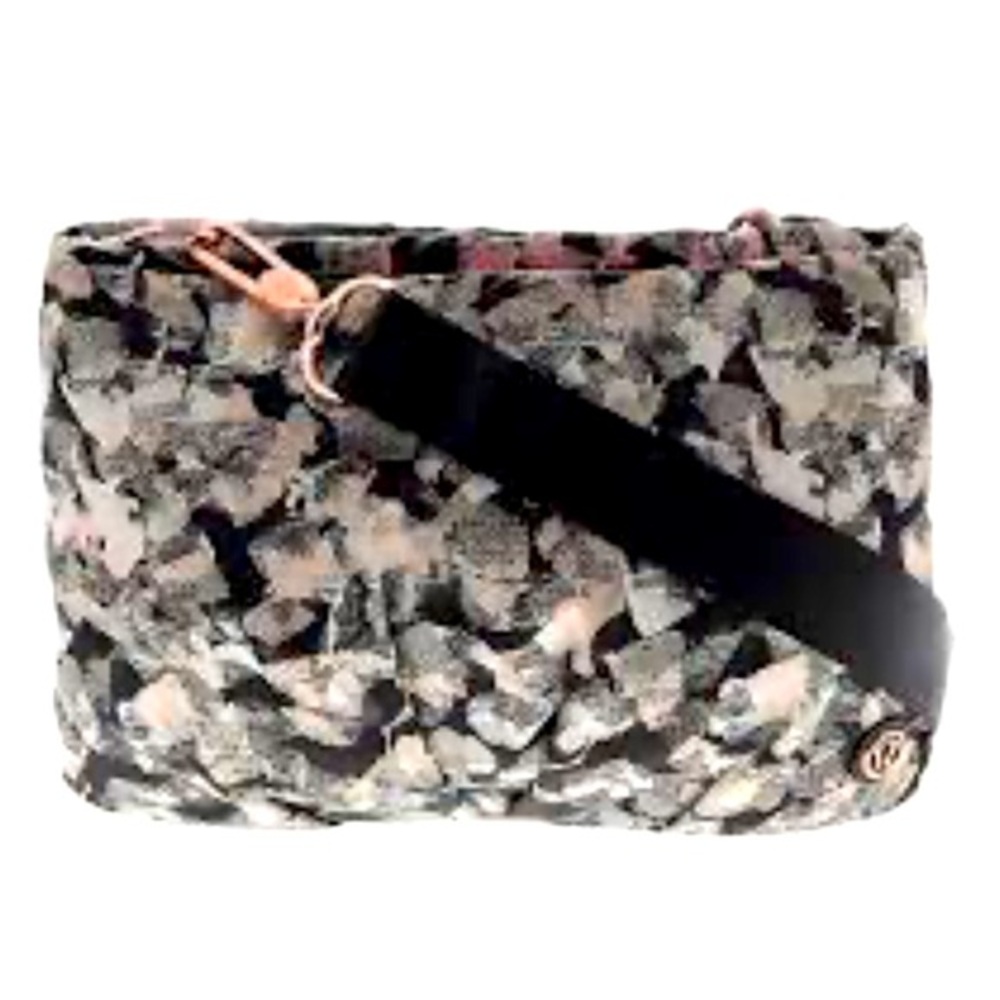 LULULEMON ATHLETICA Hip To Be Bag Mystic Jungle Crossbody Rose Gold Multicolored